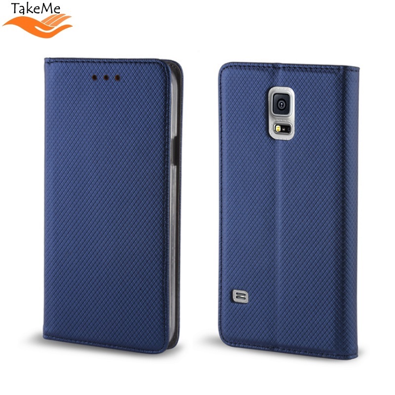 TakeMe Magnēstikas Fiksācijas Sāniski atverams maks bez klipša Samsung Galaxy S20 FE (G780F) Tumši Zils maciņš, apvalks mobilajam telefonam