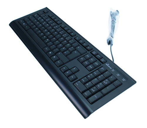 Keyboard MediaRange Standard Keybord black USB 2.0 aksesuārs portatīvajiem datoriem