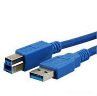 USB Kabel MediaRange A -> B St/St 5,00m blau USB3.0 USB kabelis