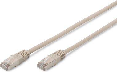 DIGITUS Premium - Patch- Cable - RJ- 45 (M) - RJ- 45 (M) - 10,0m - SFTP - CAT 5e - with kink Protection - gray (DK- 1531- 100) datortīklu aksesuārs