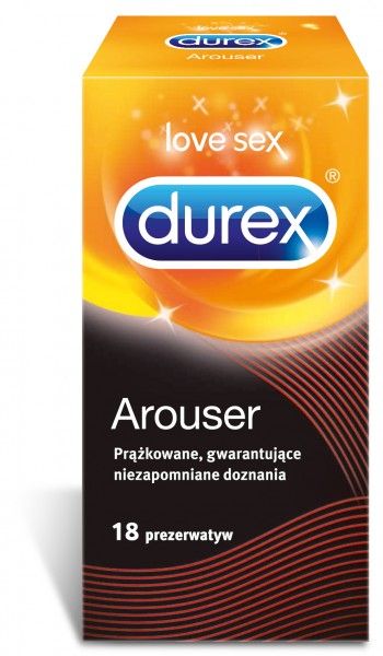 Durex  Prezerwatywy Arouser 18 sztuk 5052197018905 (5052197018905)