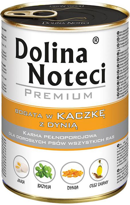 Dolina Noteci Premium bogata w kaczke z dynia 400 g 5900842015772 (5902921300731) barība suņiem