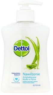 Dettol Antybakteryjne Mydlo w Plynie Nawilzenie Pompka 250 ml 0372444 (8592326011195)