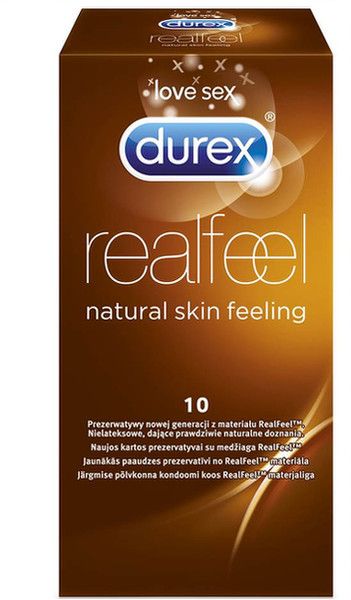 Durex  Prezerwatywy Real Feel 10 szt. 5052197024128 (5052197024128)