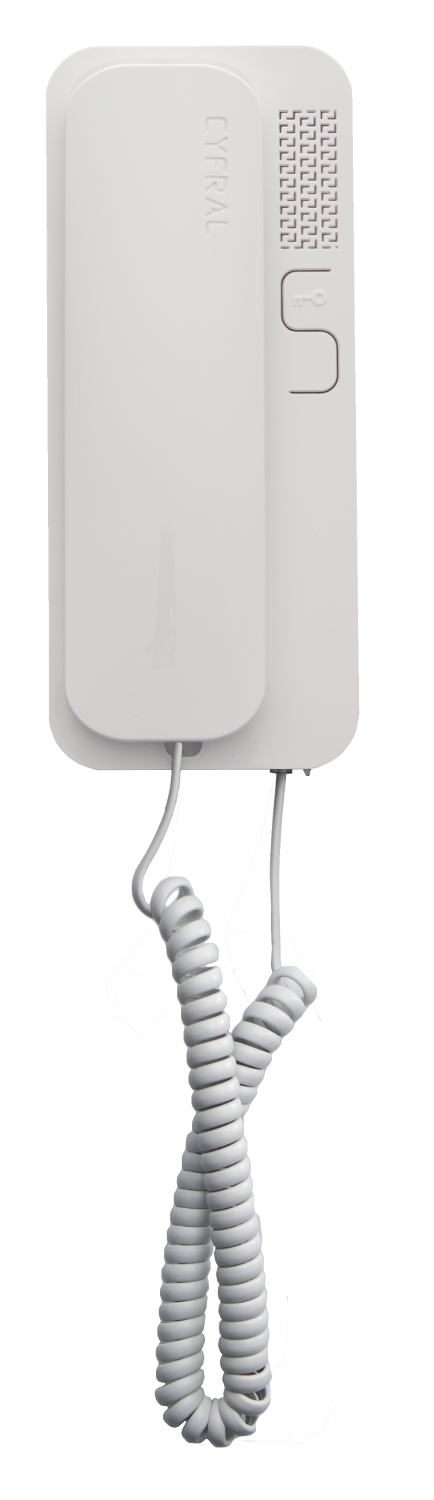 CYFRAL Multi-resident uniphone for 4, 5, 6-wire installations SMART 5P/WHITE