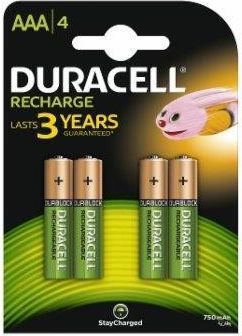 Duracell Akumulator AAA / R03 750mAh 4 pc Baterija