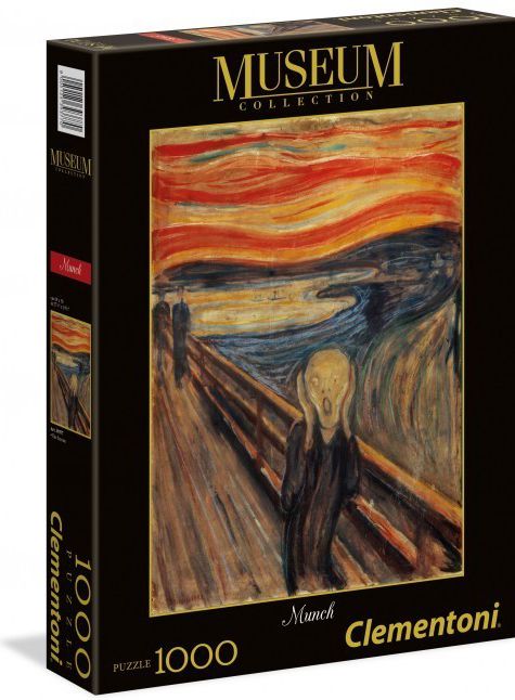 Clementoni 1000 EL. Munch, Scream (39377) puzle, puzzle