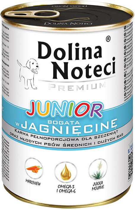 Dolina Noteci Premium Junior z jagniecina 400g 5900842013884 (5902921300380) barība suņiem