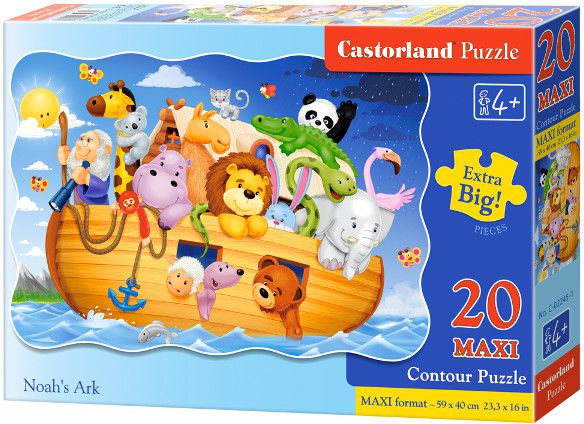 Castorland CASTOR 20 EL. MAXI Arka Noego - 02245 02245 (5904438002245) puzle, puzzle