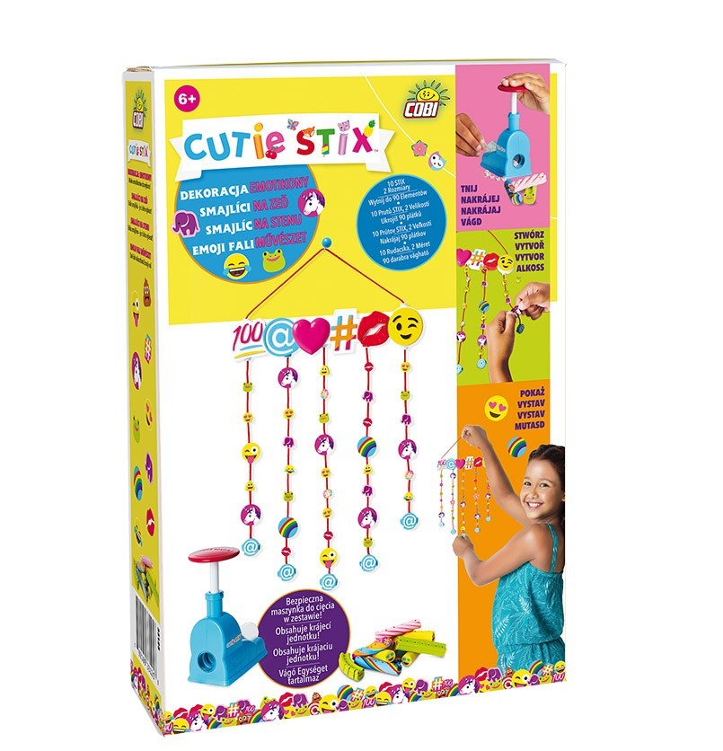 Cobi Cutie Stix Dekoracja emotikony (MAYA-33125) konstruktors