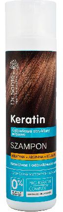 Dr. Sante Keratin Hair Szampon odbudowujacy do wlosow lamliwych i matowych 250 ml 815384 (8588006035384) Matu šampūns