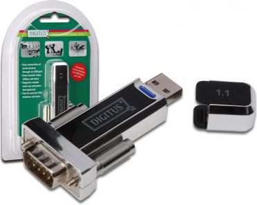 Adapter USB Digitus USB - RS-232 Czarny  (ADA70155) ADA70155 (4016032326144)