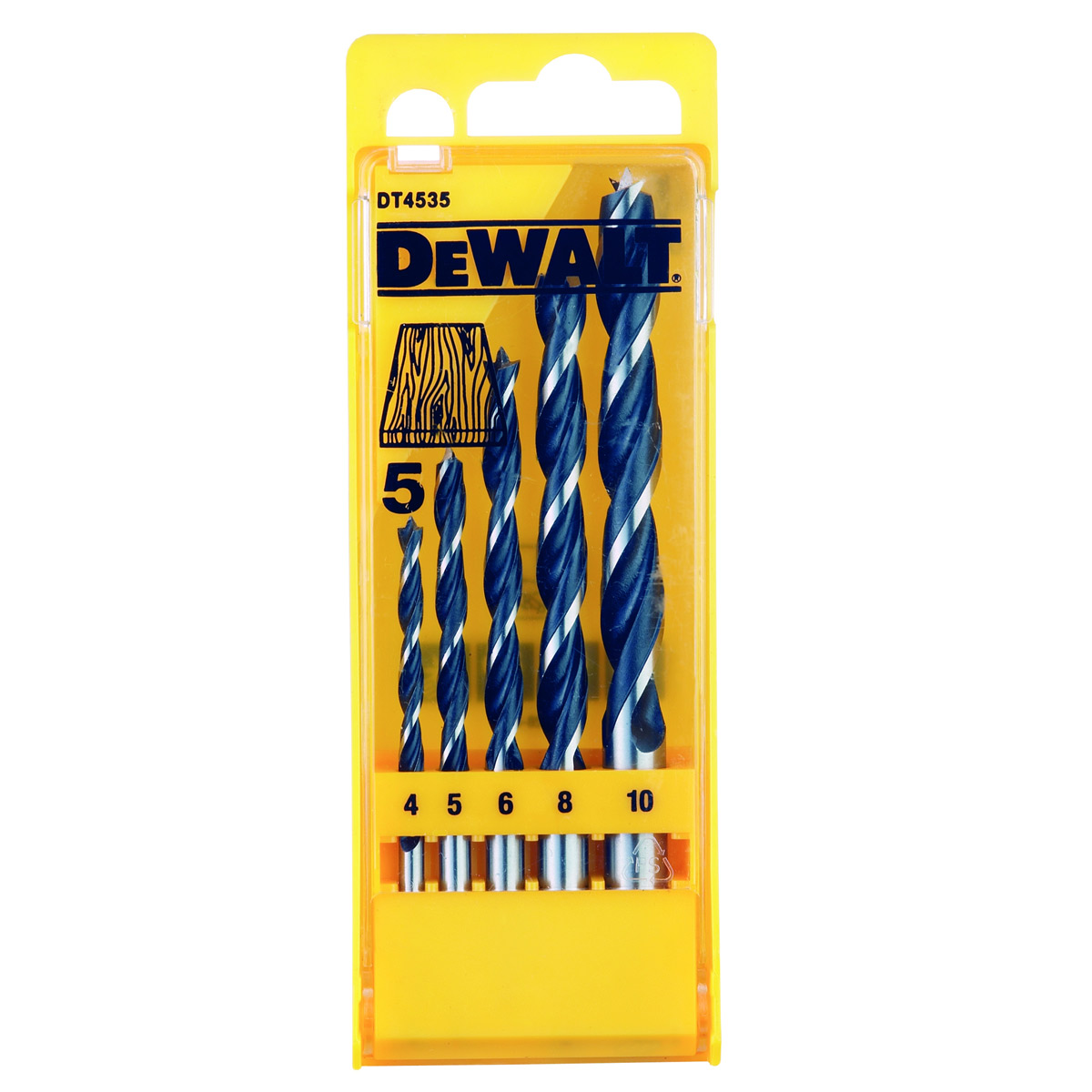 Dewalt Twist Drill Bit 6 8 10 4 5mm Set (DT4535-QZ)