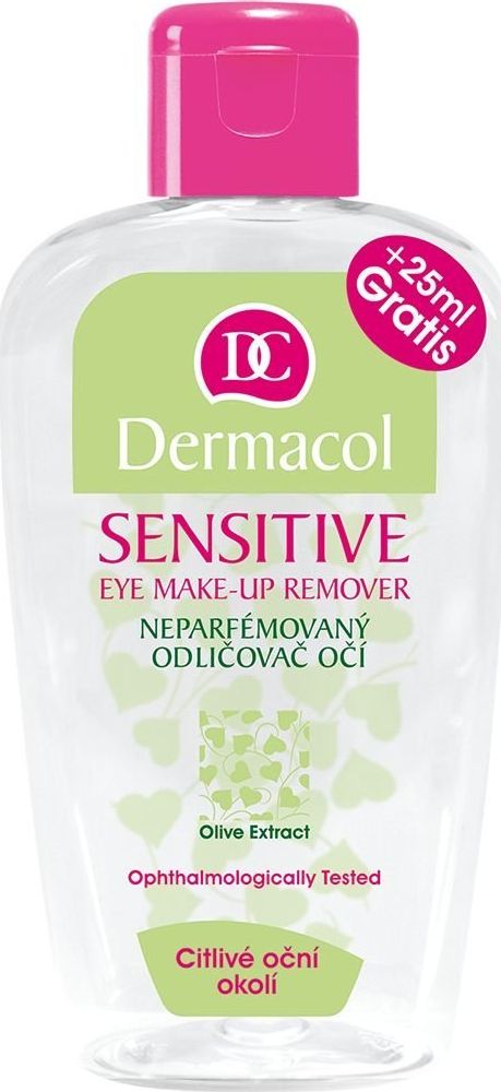 Dermacol Sensitive Eye Make-Up Remover, 125 ml 81335 (8590031102702) kosmētikas noņēmējs