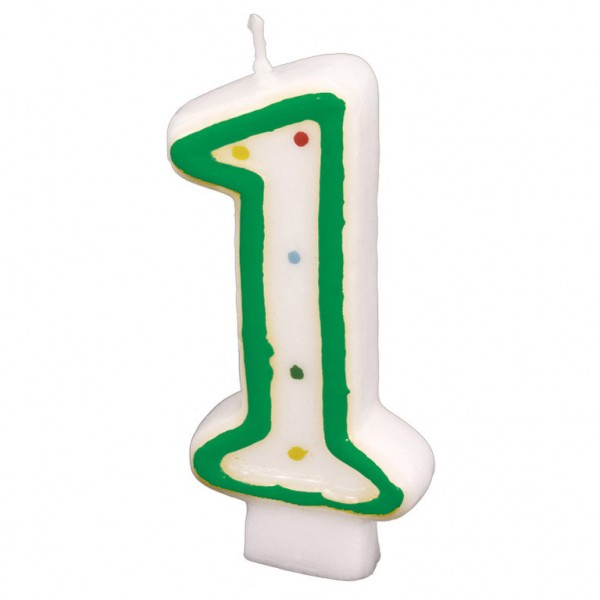 AMSCAN Numeral Candle 1 konstruktors