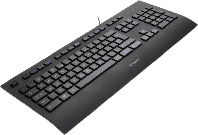 Logitech K280e for Business keyboard USB QWERTY US International Black klaviatūra