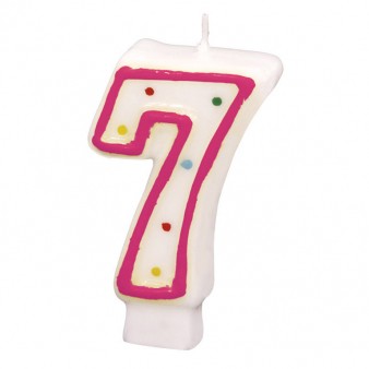 AMSCAN Numeral Candle 7 konstruktors