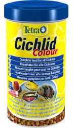 Tetra Cichlid Colour 500 ml zivju barība