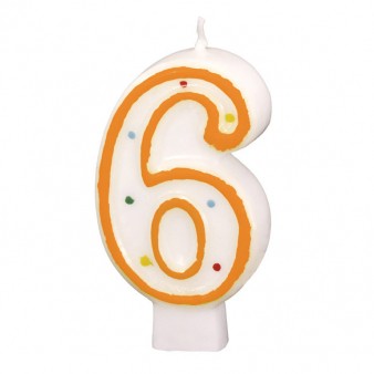 AMSCAN Numeral Candle 6 konstruktors