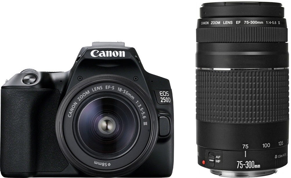 CANON 3454C016 DSLR Canon EOS 250D BK 18 Spoguļkamera SLR