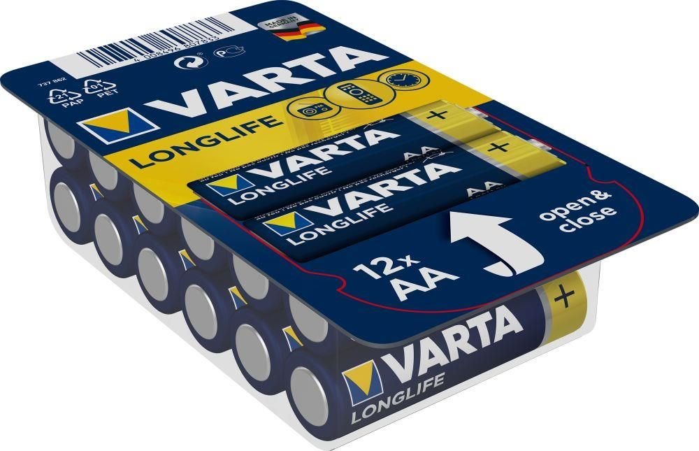 Varta Bateria LongLife AA / R6 2800mAh 12 szt. 4106301112 (4008496807833) Baterija