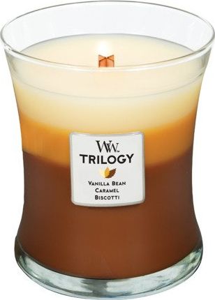 WoodWick Trilogy Cafe Sweets scented candle 275 g (92904E)