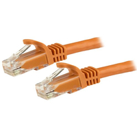 StarTech.com 0,5m Cat6 Snagless RJ45 Ethernet Netzwerkkabel - Orange (N6PATC5... kabelis, vads