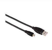 Hama Micro USB 2.0 Cable shielded, black 0,75 m kabelis, vads