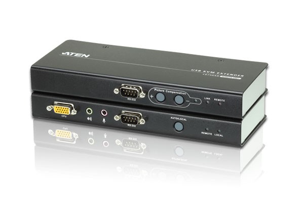USB VGA/Audio Cat5 KVM Ext 1280x1024@200 CE750 KVM komutators