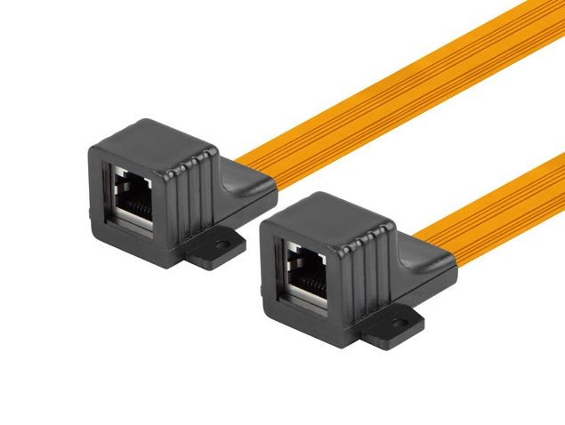  Adapter connector RJ45 kat.5e 23cm kabelis, vads