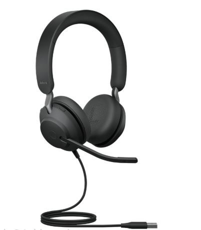 JABRA Evolve2 40 USB-A MS Stereo Headset austiņas