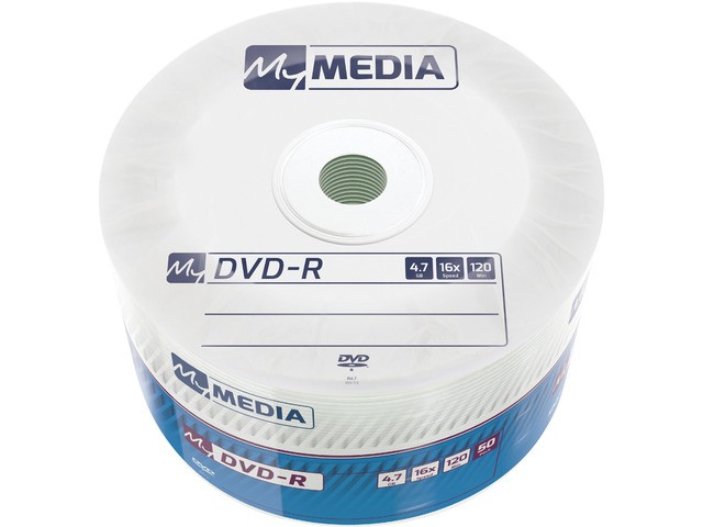 My Media DVD-R 4.7GB x16 Wrap (50 spindle) matricas