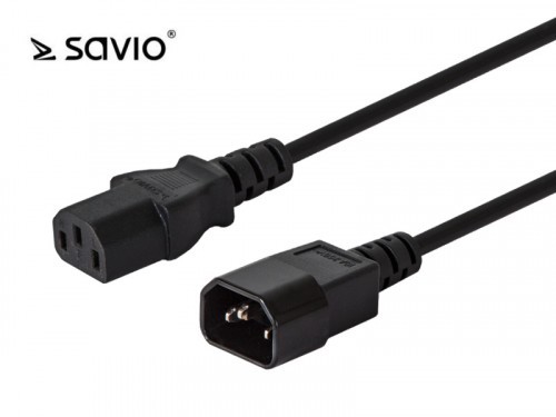 Savio Power cord extension cable C13 / C14 CL-99 10 pcs. 1.2m pack kabelis datoram