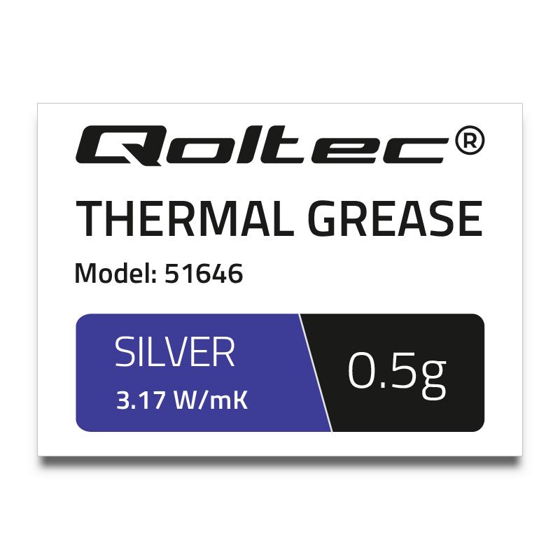 Thermal grease 3.17W/m-K 0,5g silver procesora dzesētājs, ventilators