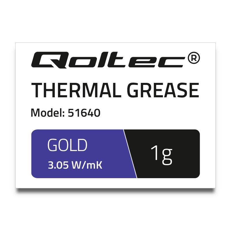 Thermal grease 3.05W/m-K 1g gold procesora dzesētājs, ventilators