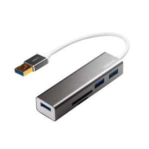 USB 3.0 Hub 3-port mit Kartenleser - Hub - 3-Port datortīklu aksesuārs