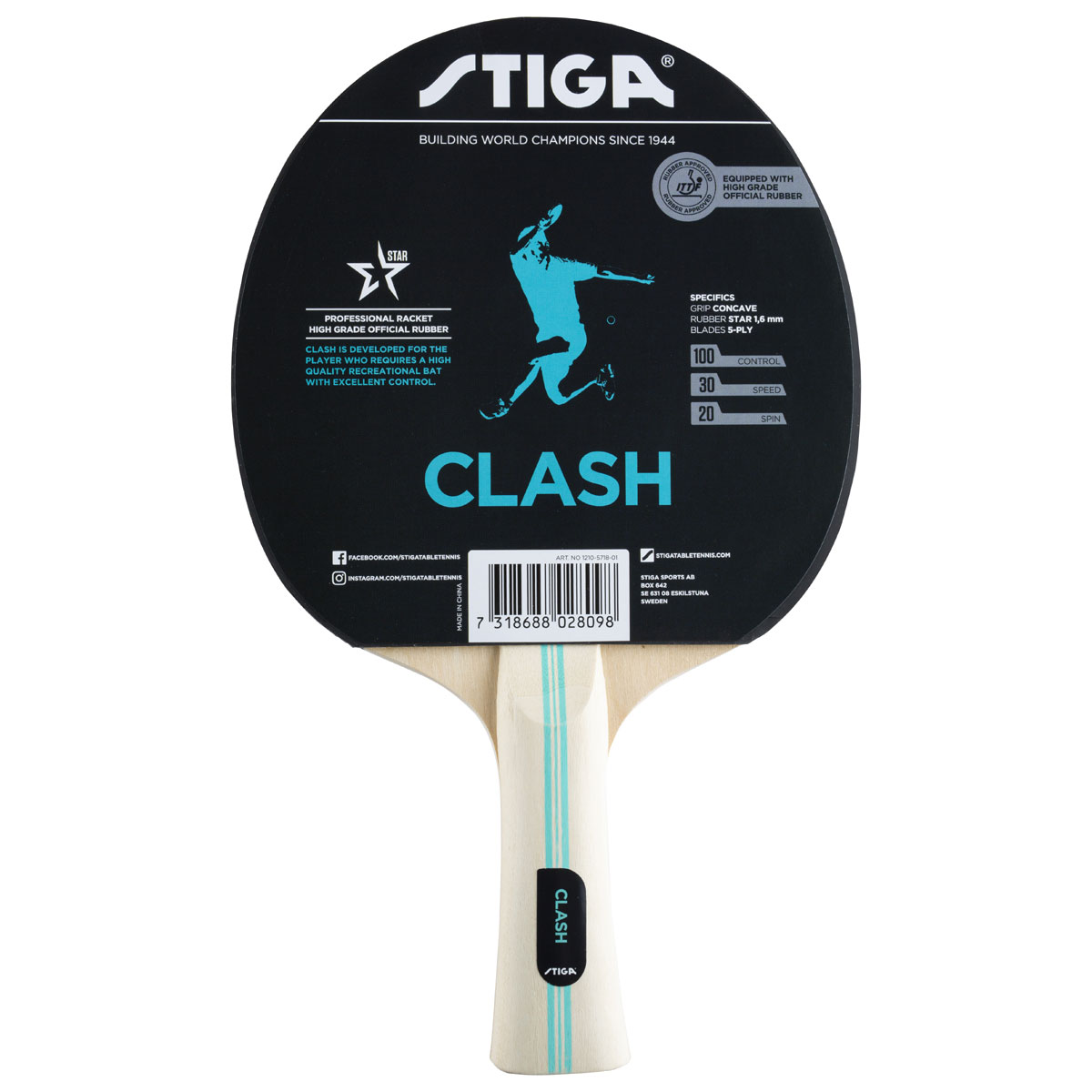 Hobby Clash (concave) galda tenisa rakete