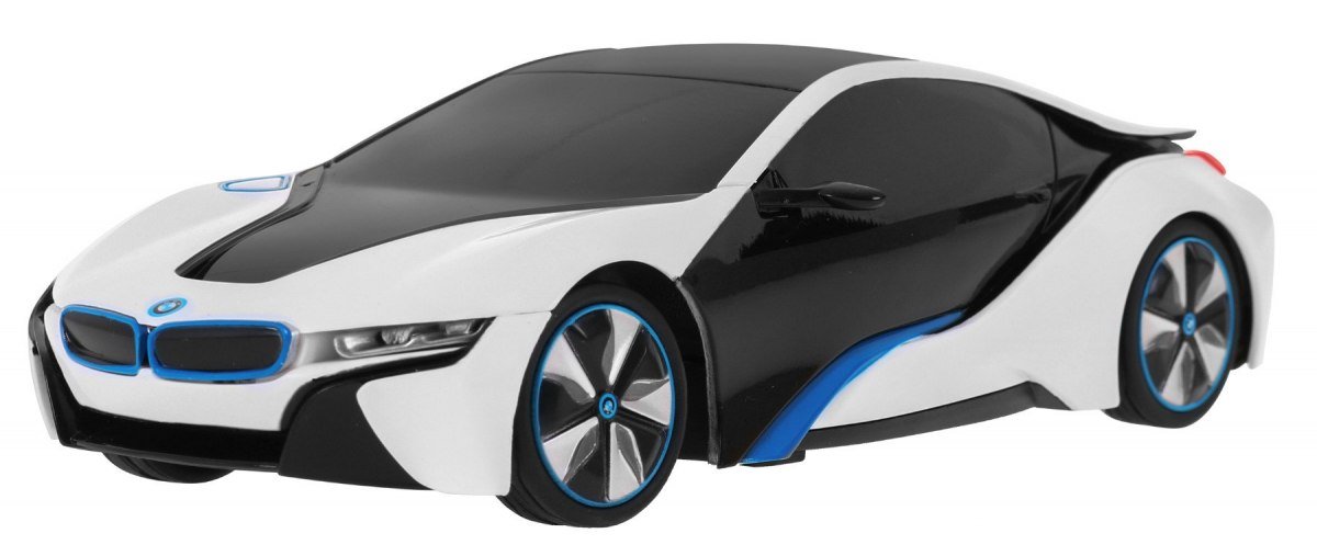 Rastar Radiovadāmā mašīna BMW i8 1:24 / 2.4 GHz / 2WD / Balta Radiovadāmā rotaļlieta