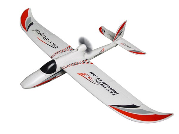 Sky Surfer 2.4GHz RTF (electric glider, 140cm span, brushless engine) - Red SS-RTF-RED