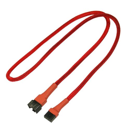 Nanoxia 4-Pin PWM extension cable 60cm red kabelis, vads