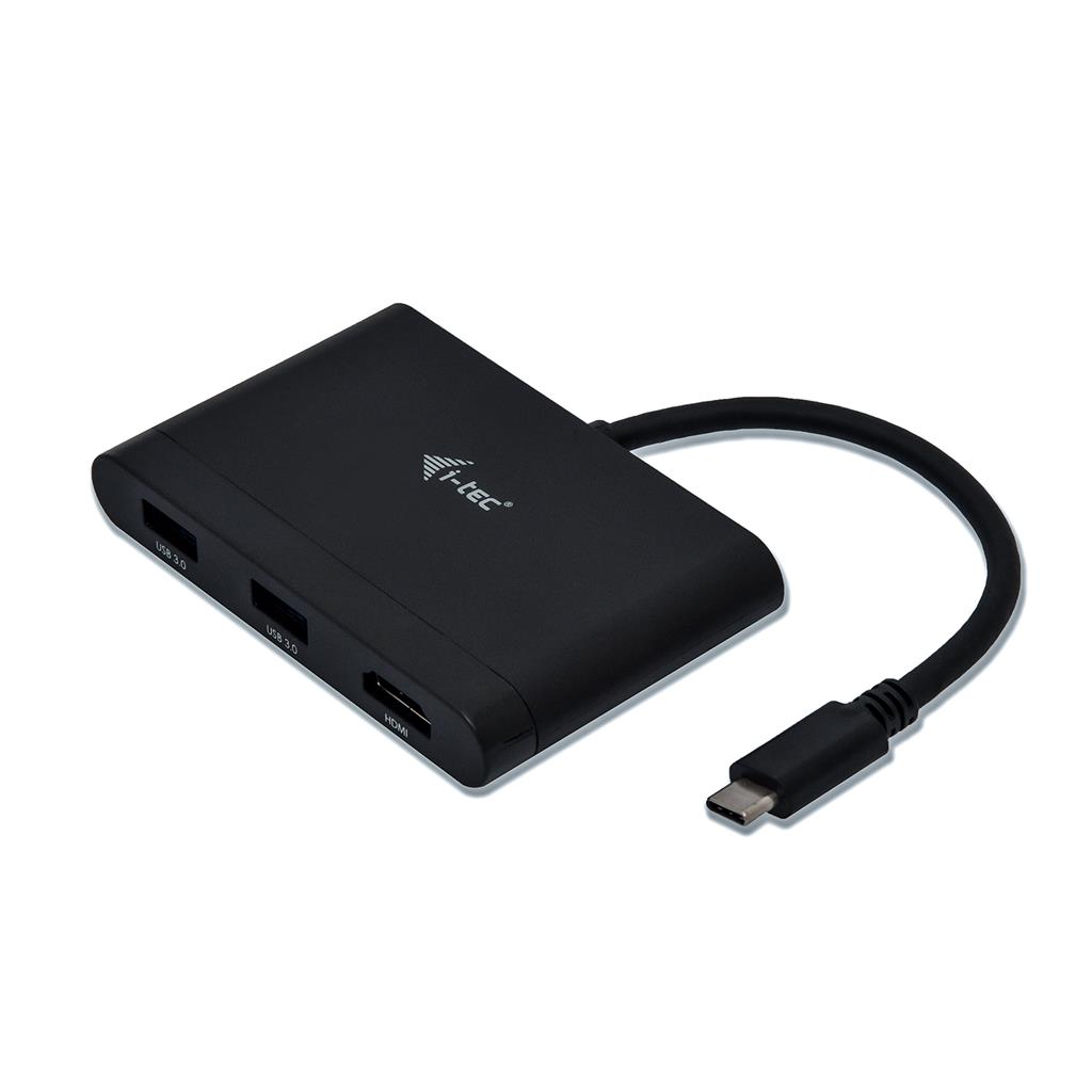 I-TEC I-TEC USB-C HDMI and USB Adapter with Power Delivery, 1xHDMI 4K, 2xUSB 3.0 Port, 1xUSB-C