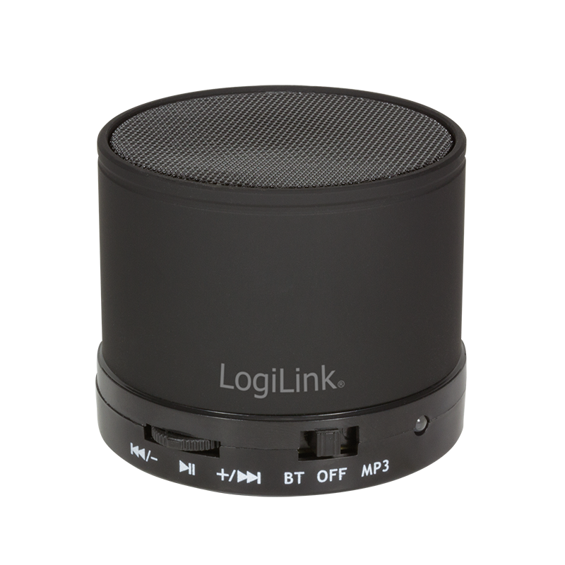 LogiLink Bluetooth Lautsprecher with MP3-Player, black pārnēsājamais skaļrunis