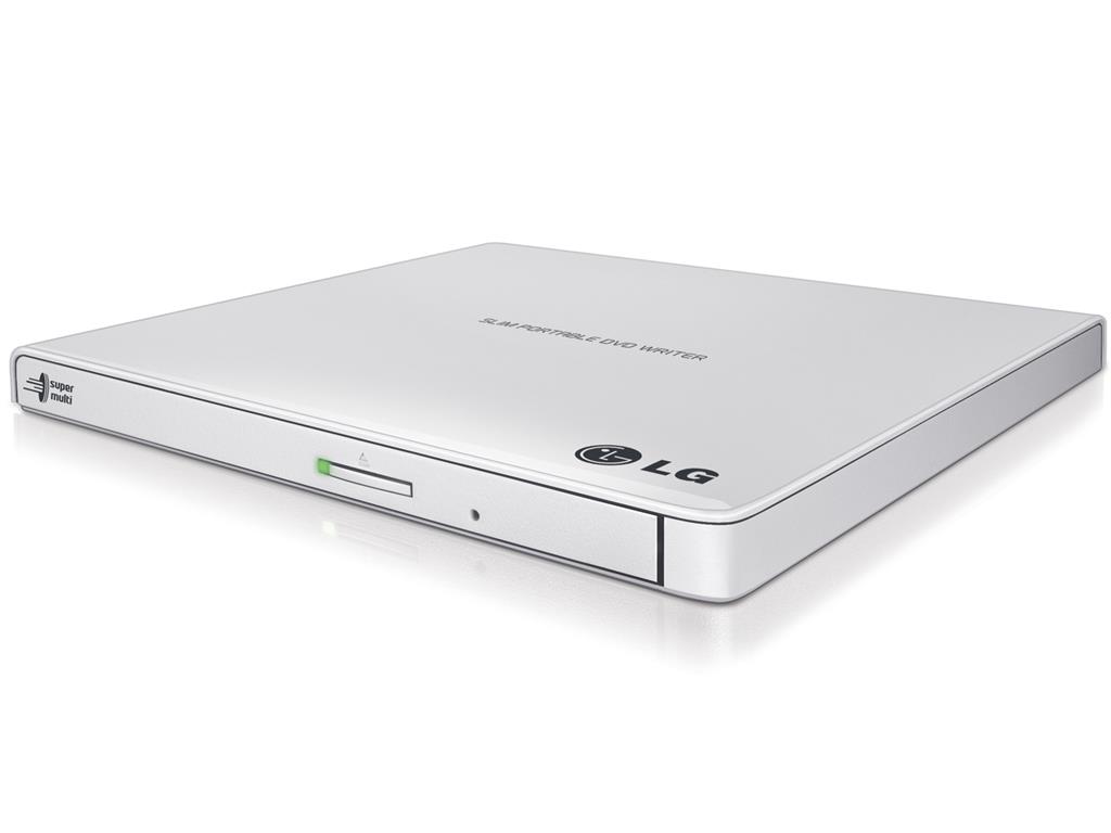 Lg SuperMulti DVD+/-RW GP57ES40 white diskdzinis, optiskā iekārta