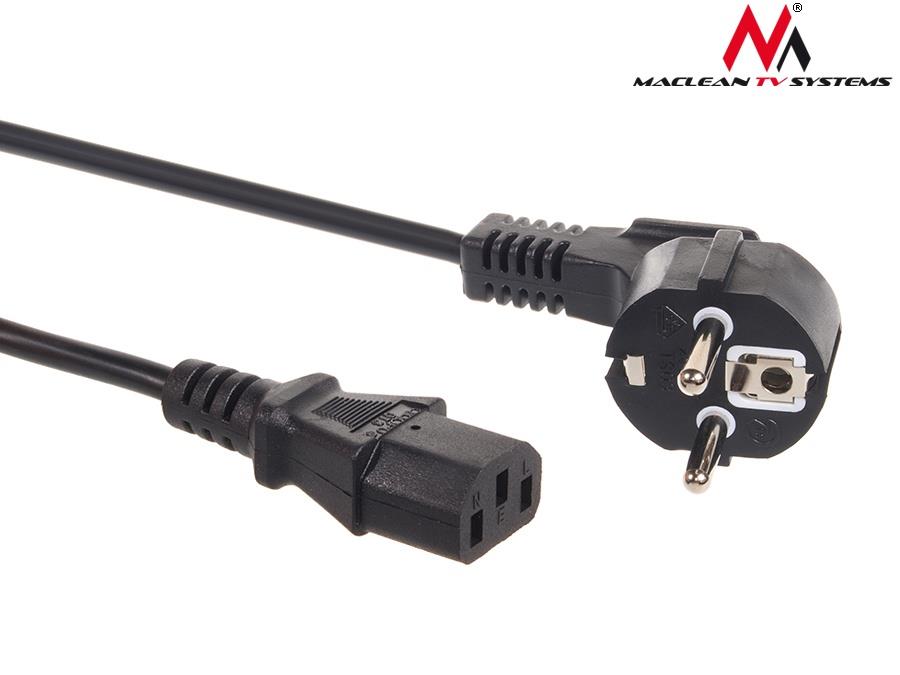 Power cable 1,5m EU MCTV-691 Maclean kabelis, vads