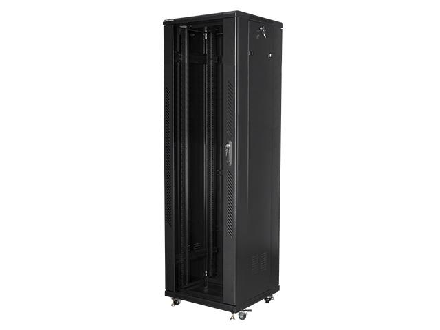 Lanberg free-standing rack 19'' demounted flat pack 42U/600x600mm black Serveru aksesuāri