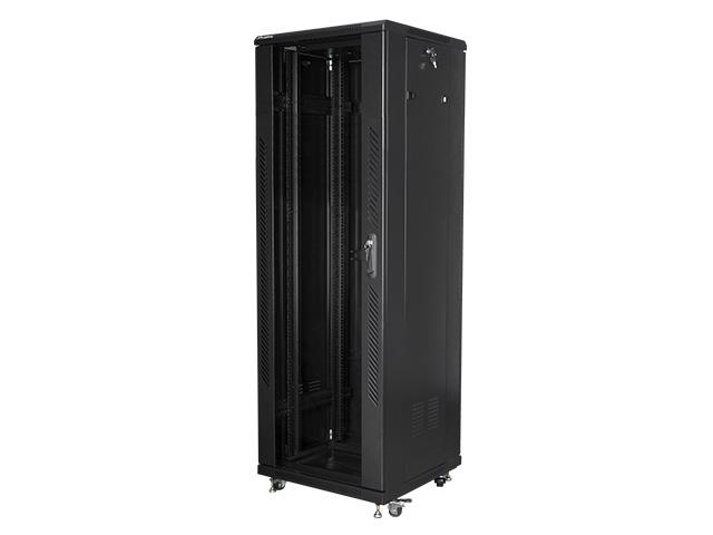 Lanberg free-standing rack 19'' demounted flat pack 37U/600x600mm black Serveru aksesuāri