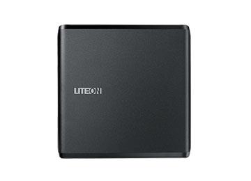LiteOn ES1, USB, Ultra-Slim 13.5mm, ultra-light, Black diskdzinis, optiskā iekārta