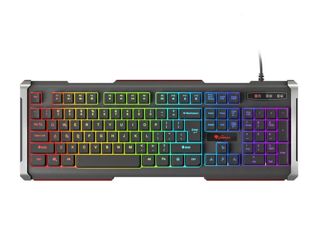 Genesis Rhod 400 RGB Gaming keyboard, RGB LED light, US, USB, klaviatūra