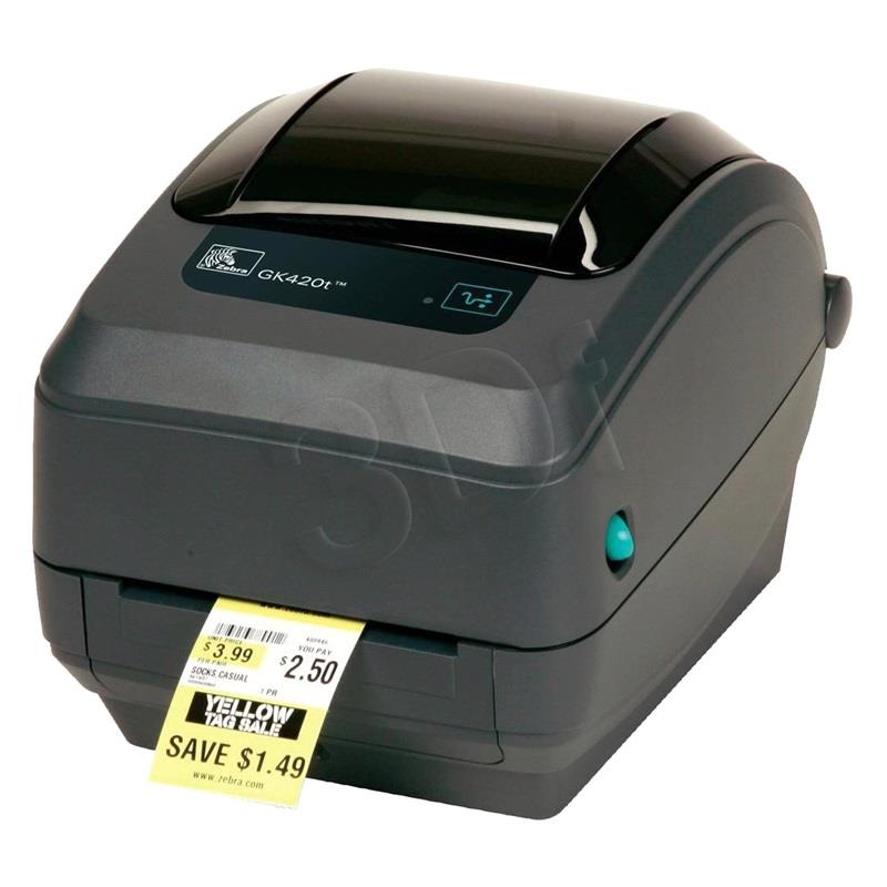 Zebra GK420t label printer Direct thermal / Thermal transfer 203 x 203 DPI Wired printeris