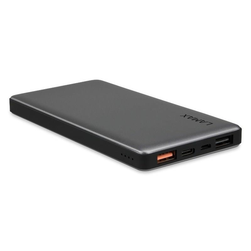 LAMAX 10000 mAh Quick Charge Powerbank Powerbank, mobilā uzlādes iekārta